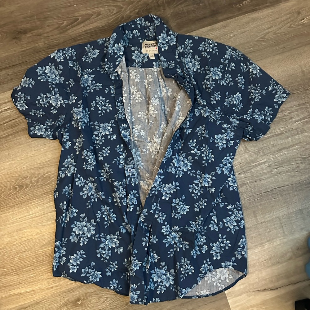 Naked and Famous Short Sleeve Button Shirt